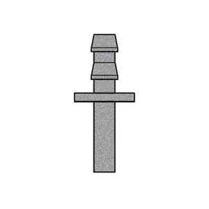 1/4" PUSH-LOCK x 3/16" Tube Shank