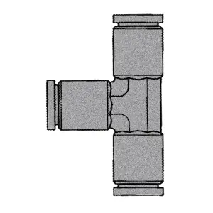 5/32" PUSH-IN Tube Union Tee