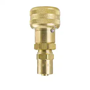 Series "D" 1/4" 1-Way Auto. Socket w/Sleeve Lock - 1/4" I.D. x 5/8" O.D.