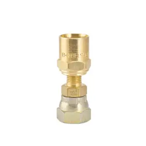 Reusable Female Swivel, No. 2 Nut - 1/4" I.D. x 9/16" O.D.