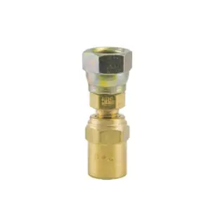 Reusable Female Swivel, No. 5 Nut - 1/4" I.D. x 1/2" O.D.