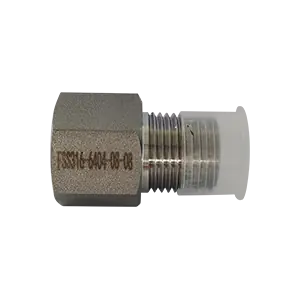 1/4" SAE/ORB Female x 1/4" Male NPT, 316 SS