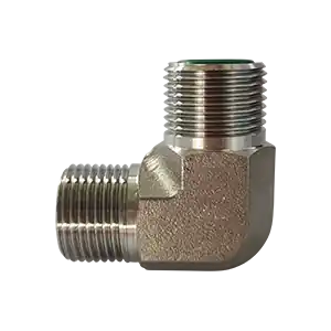 1" Male JIC x 1" Male JIC 90° Elbow, 316 SS