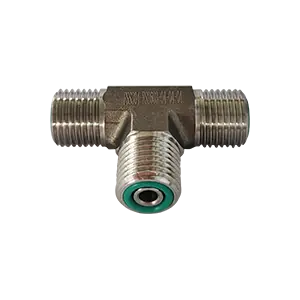 1/2" Male ORFS x 1/2" Male ORFS x 1/2" Male ORFS, 316 SS
