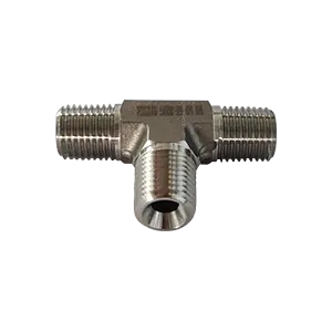 1/8" Male NPT x 1/8" Male NPT x 1/8" Male NPT, 316 SS