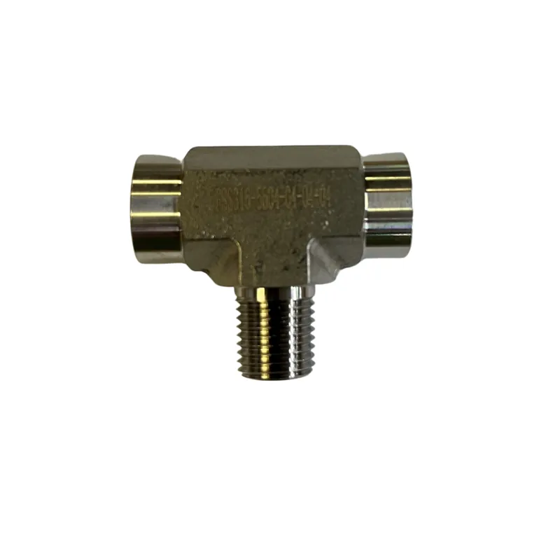 1" Female NPT x 1" Female NPT x 1" Male NPT, 316 SS