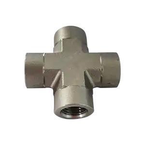 1/8" Female NPT x 1/8" Female NPT x 1/8" Female NPT x 1/8" Female NPT Cross, 316 SS