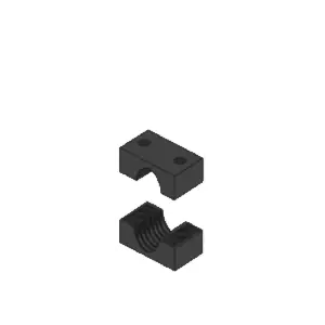 BETA CUSHION - 2" PIPE - BLACK