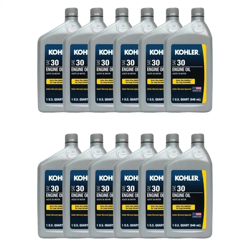 Kohler - 25 357 02-S - Case of SAE30 Oil - 12 Quarts