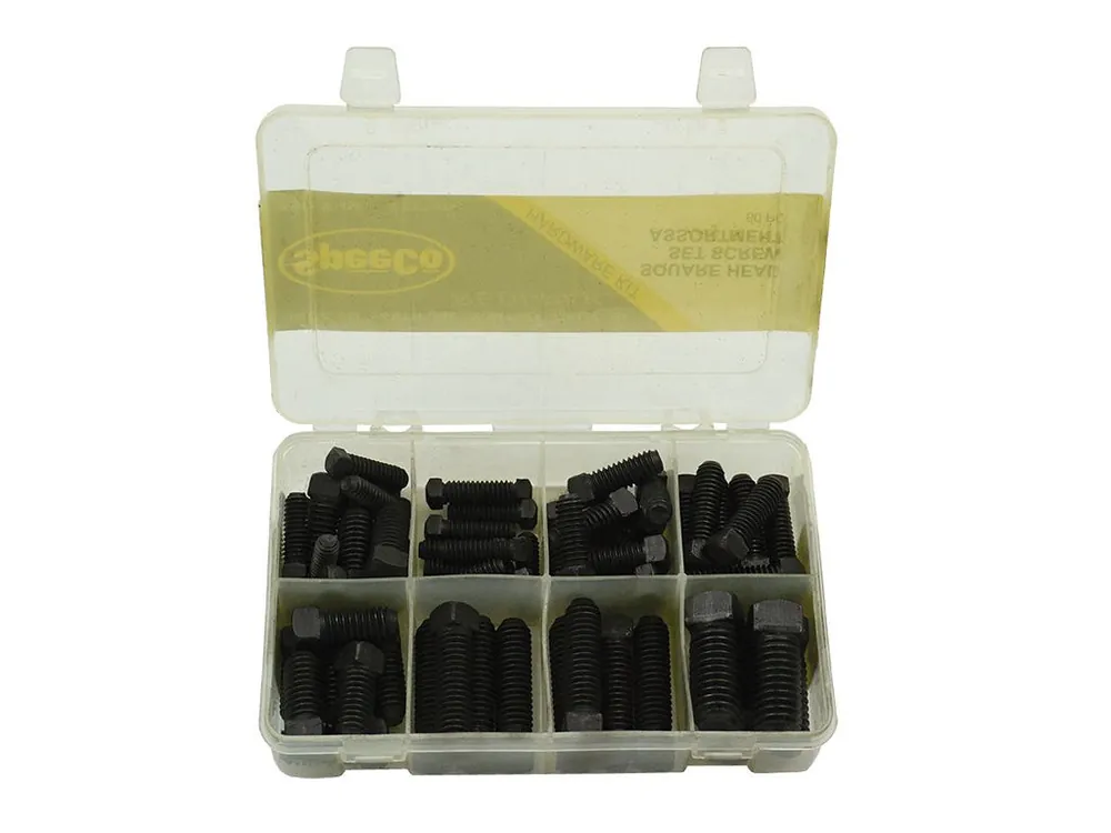 SpeeCo - S175107SP - Square Head Set Screw Assortment