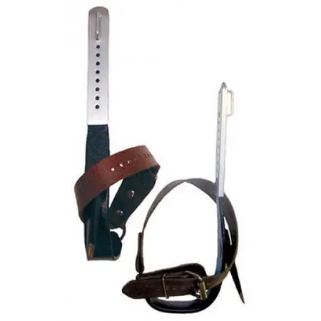 BUCK - 91429R - Contoured Steel Tree Climbers (Spurs) with Foot Straps