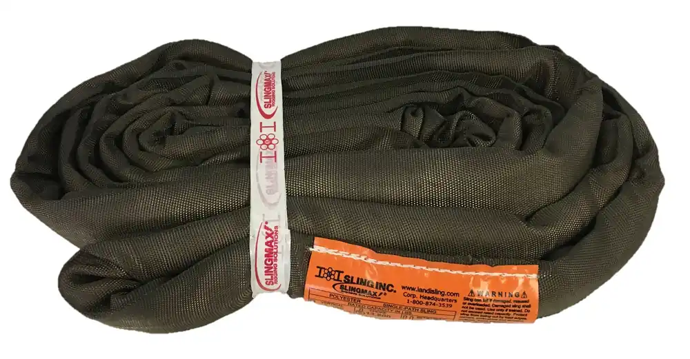 I&I - SP1700-10 - 10‘ Brown Crane Sling Poly Round Choker 13600 lbs