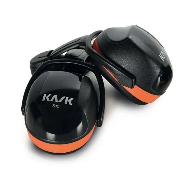 KASK - WHP203 SC3 ORANGE - Ear Muff KASK Defender Zenith – Orange
