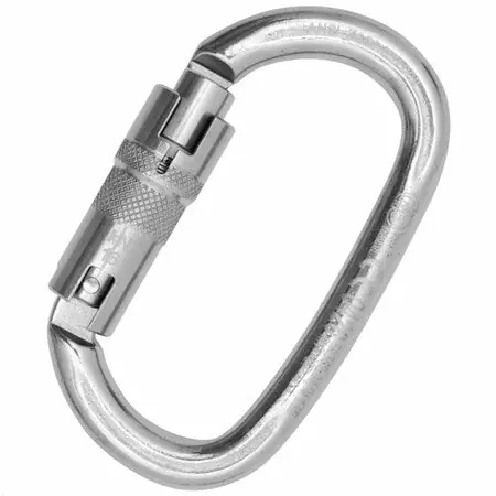 KONG - 5121100K1KK - Ovalone Inox Auto Block ANSI Steel Carabiner
