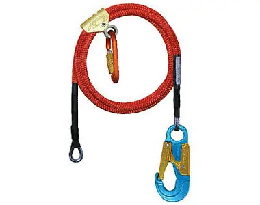 Spyder - 75193 - 12‘ Steel Wire Core Lanyard (Flipline) 1/2" Kit