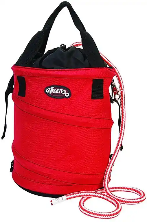 Weaver - 0807152RD - 150‘ Red Collapsible Basic Rope Bag