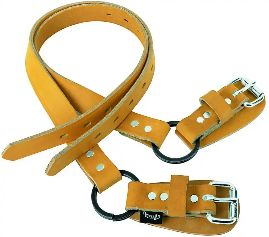 Weaver - 0897050 - Leather 26" Split Ring Lower Climber Straps (Pair)