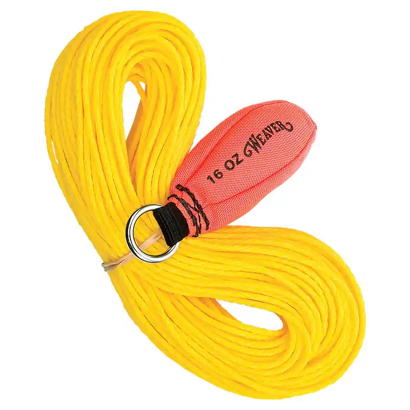 Weaver - 0898327BO - 150‘ Slick Line 1/8" and 12 oz Orange Throwball