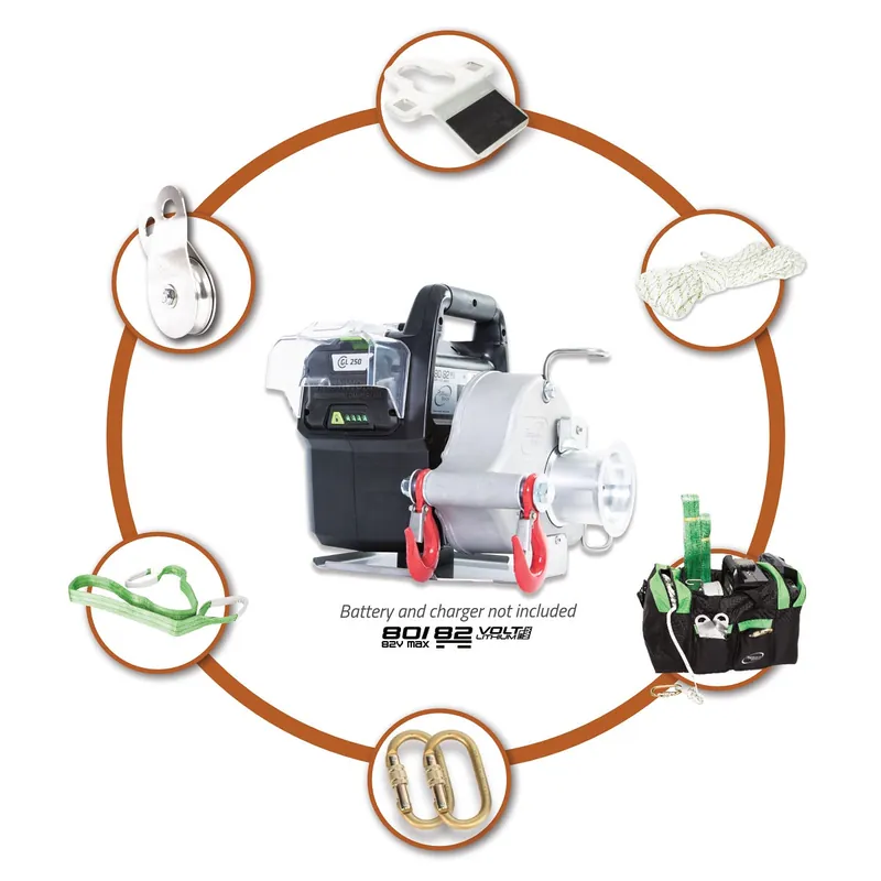 Portable Winch - PCW3000-LI-VK - Pulling Winch Off Road Kit