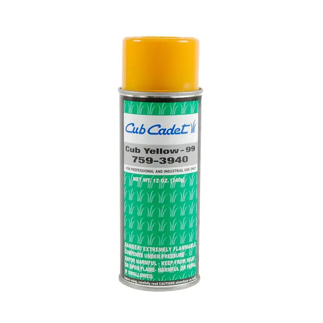 MTD - 759-3940 - Paint (Cub Cadet Yellow) 99 12 Oz Aerosol