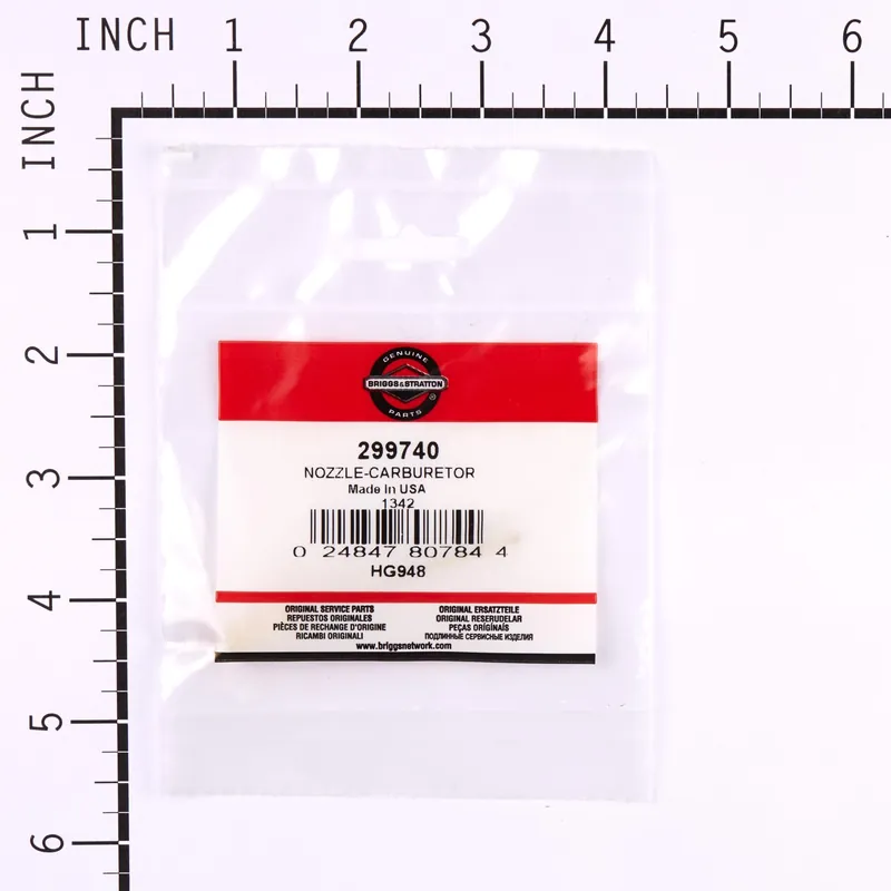 Briggs & Stratton - 299740 - NOZZLE-CARBURETOR