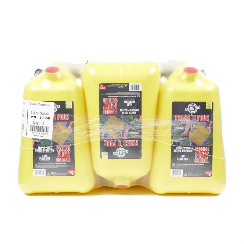 3 PK Briggs & Stratton - GB356 - Press ‘N Pour 5 Gallon Diesel Can - Case of 3