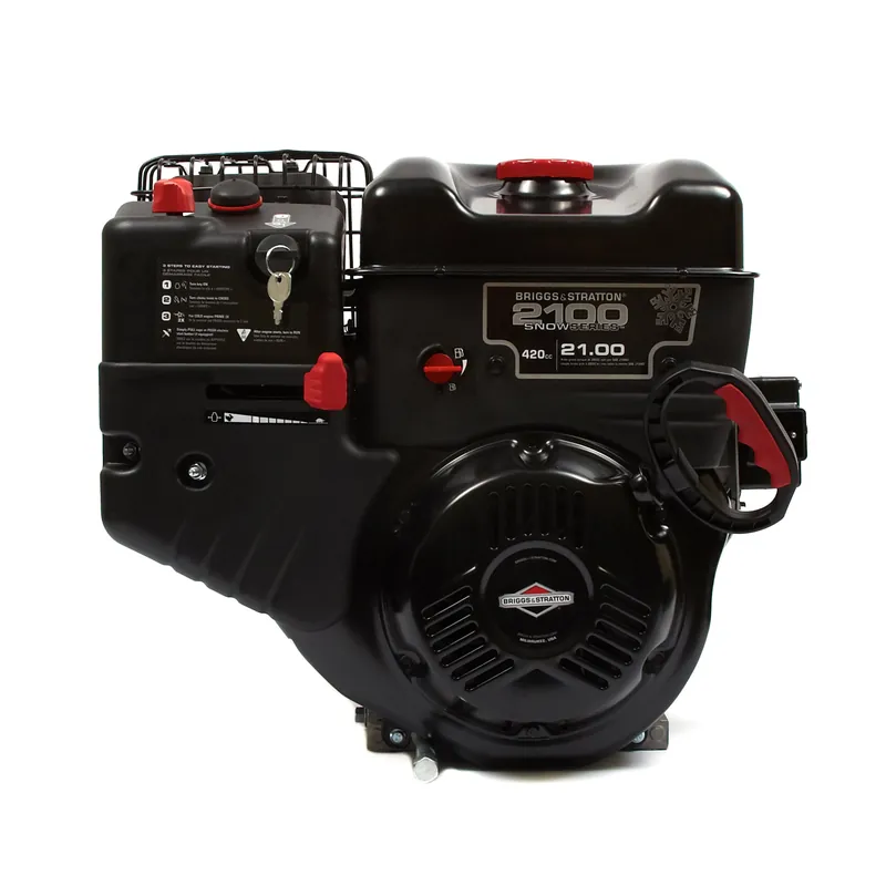 Briggs & Stratton - 25M137-0019-F1 - 2100 Series, Single Cylinder, Air Cooled, 4-Cycle Gas Snow Engine, 1" x 2-49/64" Crankshaft