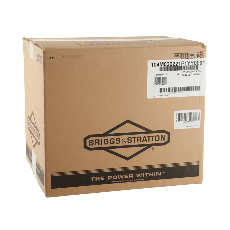Briggs & Stratton - 104M02-0221-F1 - EXi Series, Single Cylinder, Air Cooled, 4-Cycle Gas Engine, Tapered Crankshaft