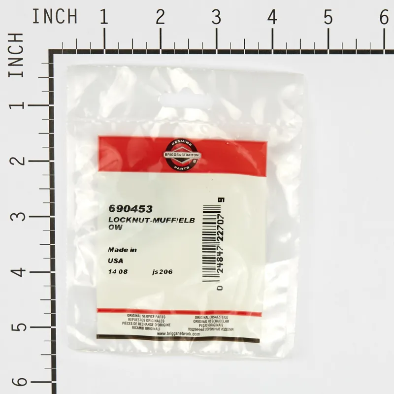 Briggs & Stratton - 690453 - LOCKNUT-MUFF/ELBOW