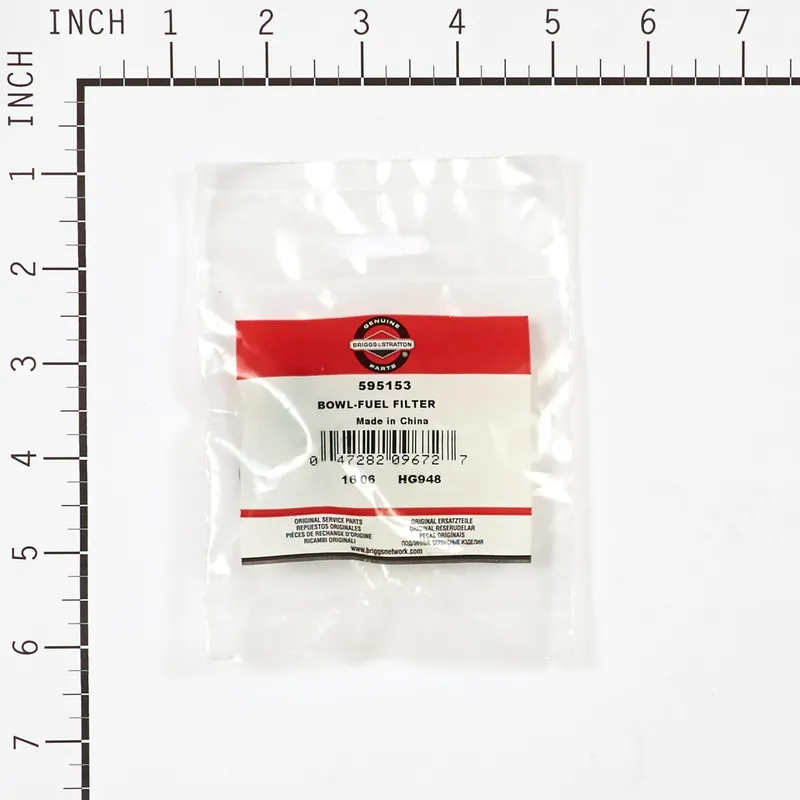 Briggs & Stratton - 595153 - Sediment Bowl with Gasket