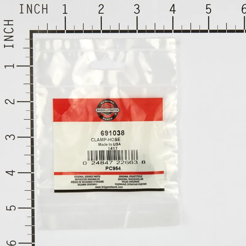 Briggs & Stratton - 691038 - Hose Clamp, ID .460”