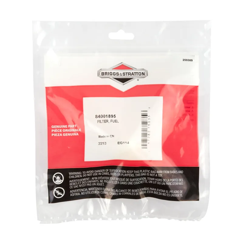 Briggs & Stratton - 84001895 - 40 Micron Fuel Filter