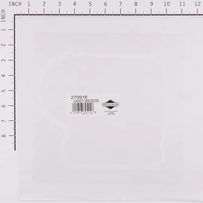 Briggs & Stratton - 270916 - GASKET-CRKCSE/009
