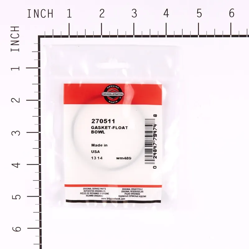 Briggs & Stratton - 270511 - Bowl Gasket for 7-12 HP Engines