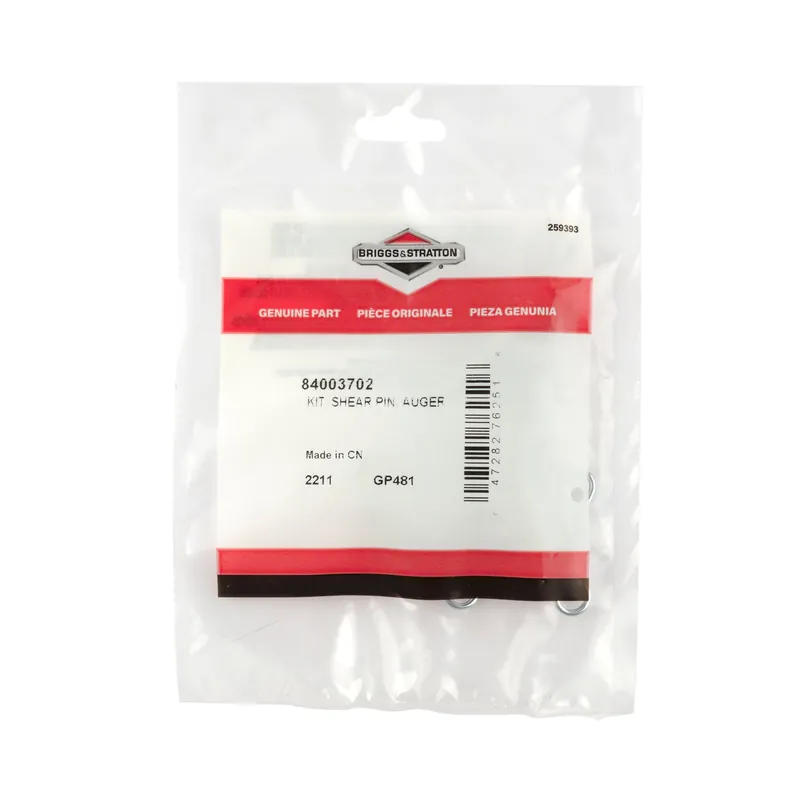 Briggs & Stratton - 84003702 - KIT SHEAR PIN AUGER