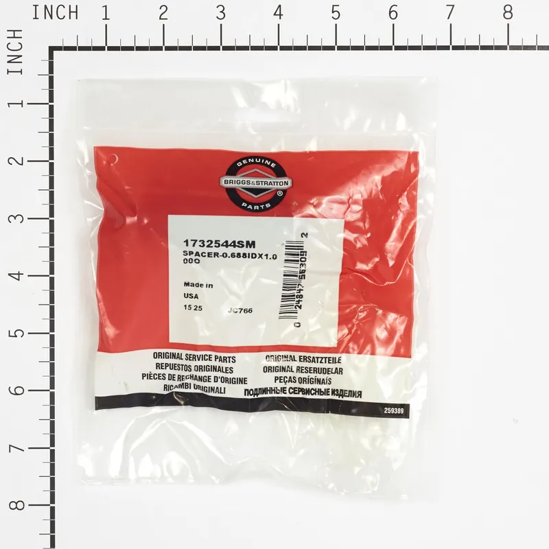 Briggs & Stratton - 1732544SM - SPACER-0.688IDX1.000O