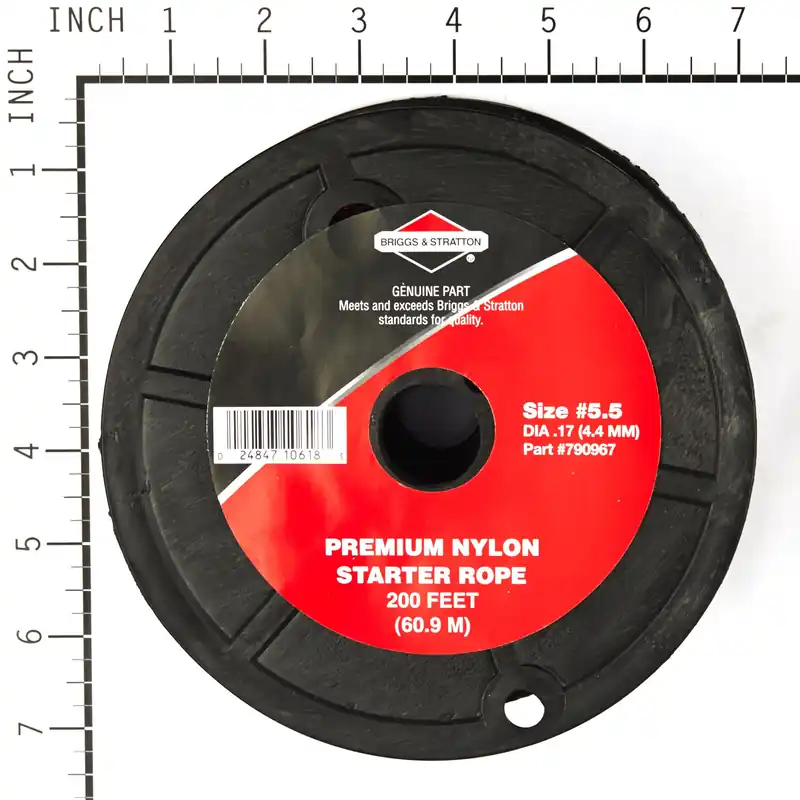 Briggs & Stratton - 790967 - 5-1/2 Recoil Starter Rope, 200 Foot Spool
