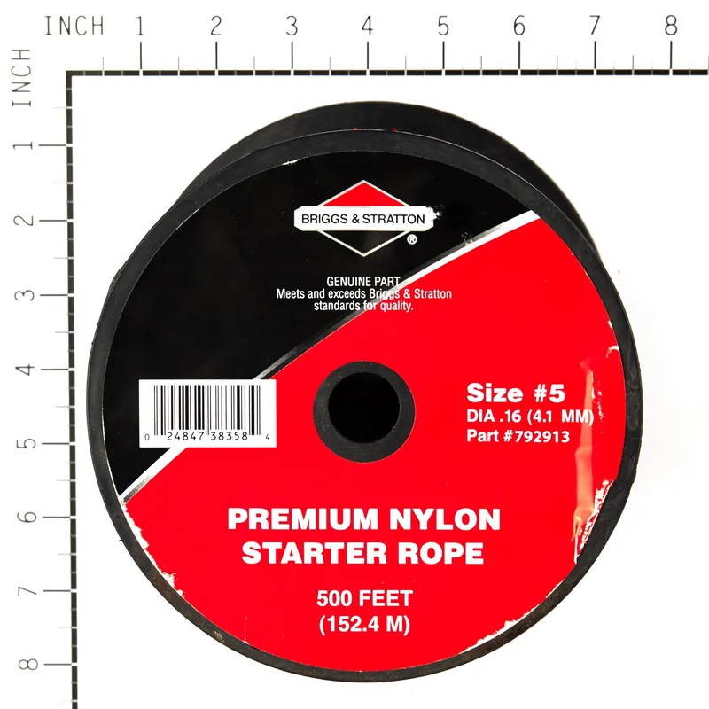 Briggs & Stratton - 792913 - 5 Recoil Starter Rope, 500 Foot Spool