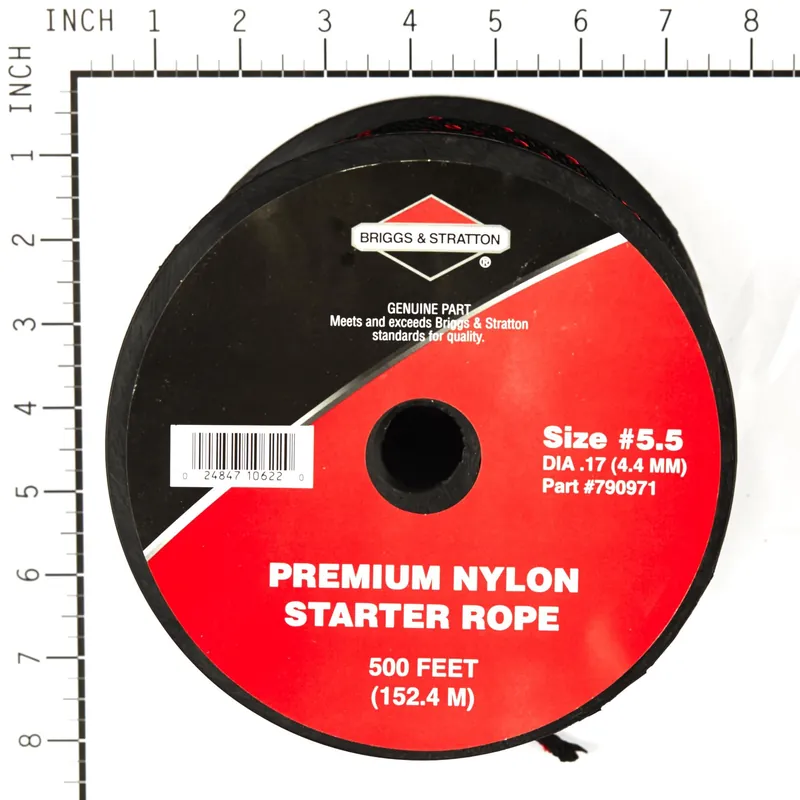 Briggs & Stratton - 790971 - 5-1/2 Recoil Starter Rope, 500 Foot Spool