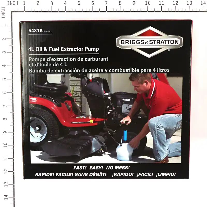 Briggs & Stratton - 5431K - 4 Liter Manual Oil & Fluid Removal Pump