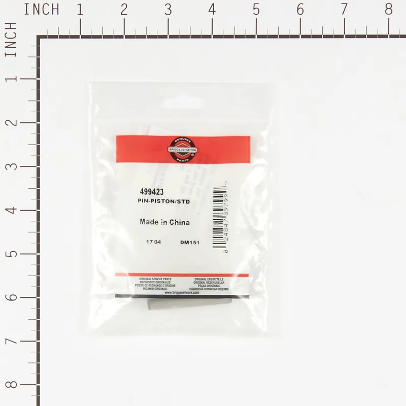Briggs & Stratton - 499423 - PIN-PISTON/STD