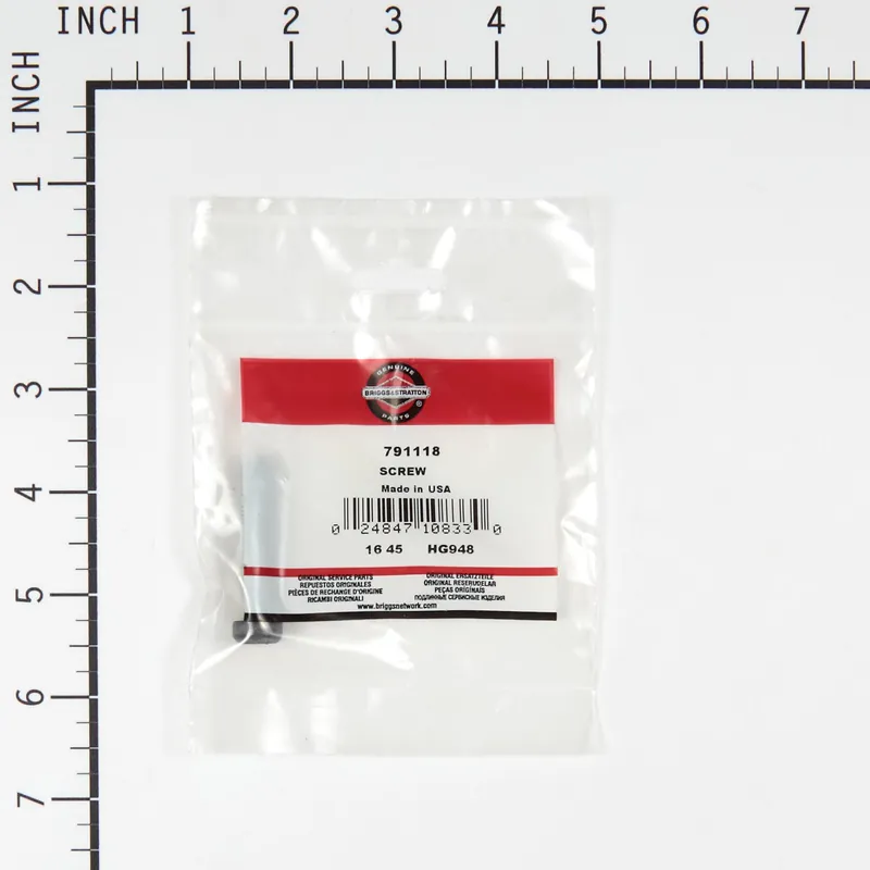 Briggs & Stratton - 791118 - Replacement Screw