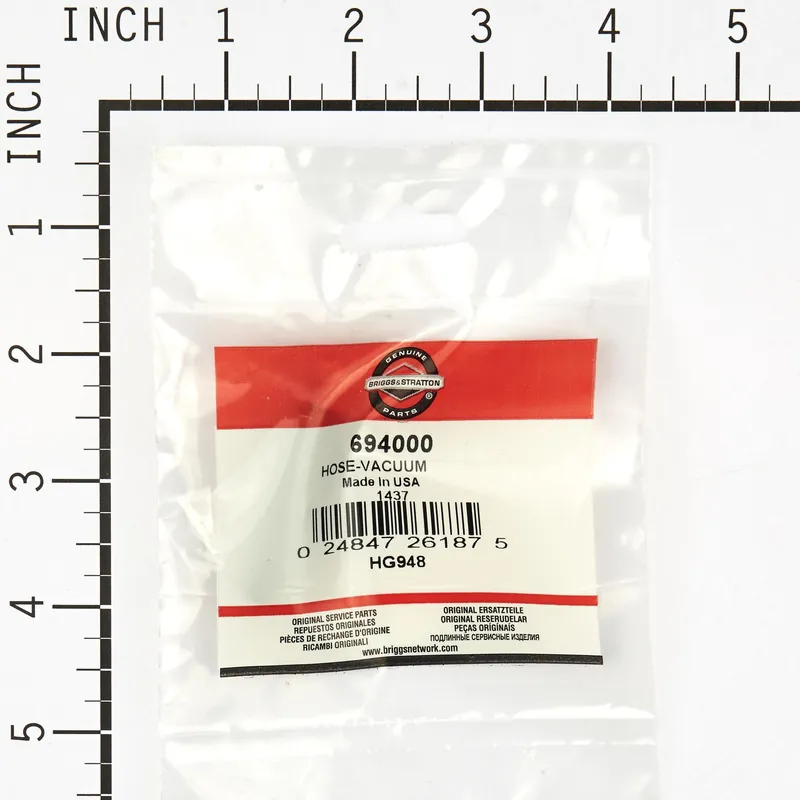 Briggs & Stratton - 694000 - Vacuum Hose